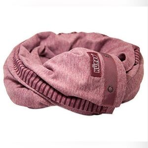 NuRoo Nursing Infinity Scarf Purple Stripe One size Multi-way Snap‎ closure
